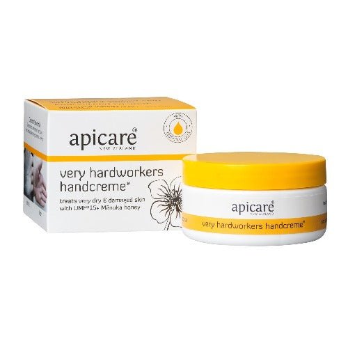 Apicare Very Hardworkers Handcreme 100g - 1st Stop Marshall's Health Shop, Gift Shop! - Heath and Natural Therapy New Brighton Christchurch - Naturopath