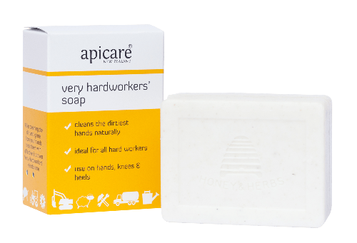 Apicare Very Hardworkers Soap 140g - 1st Stop Marshall's Health Shop, Gift Shop! - Heath and Natural Therapy New Brighton Christchurch - Naturopath