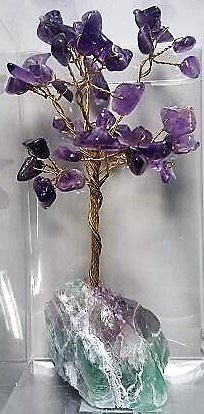Large Gemstone Tree Crystal Base Amethyst (LTAM)
