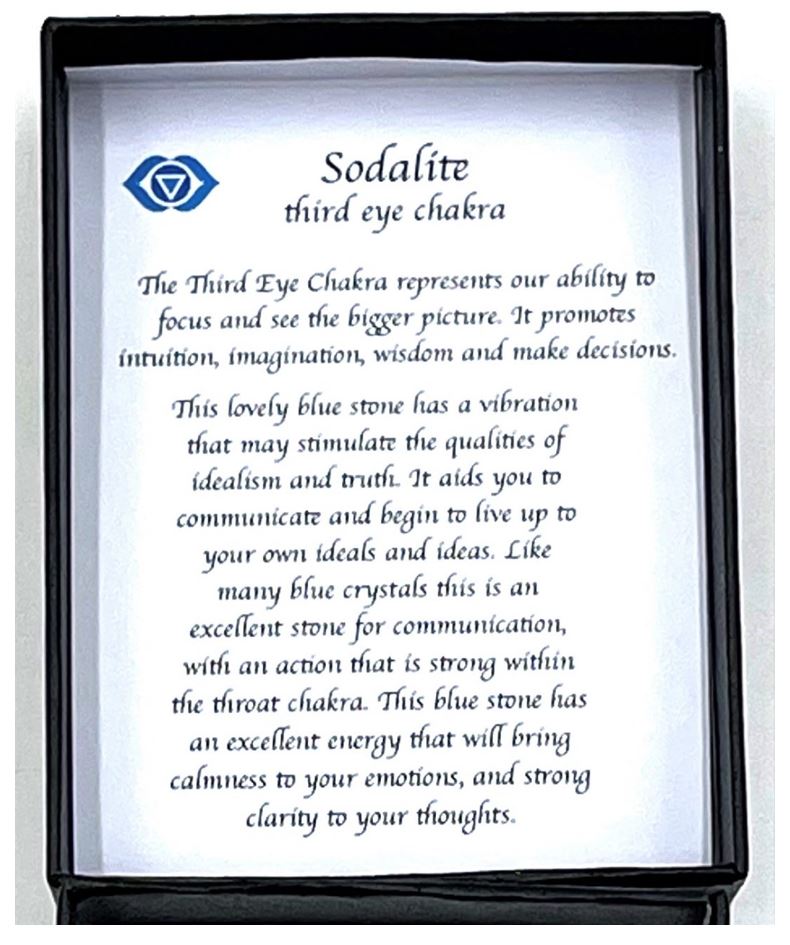 Braided Stone Necklace Sodalite - 1st Stop Marshall's Health Shop, Gift Shop! - Heath and Natural Therapy New Brighton Christchurch - Naturopath