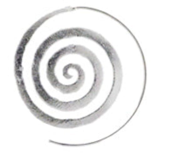 Coro Jewellery Spiral Twist Matt Finish Sterling Silver SKU: ES41