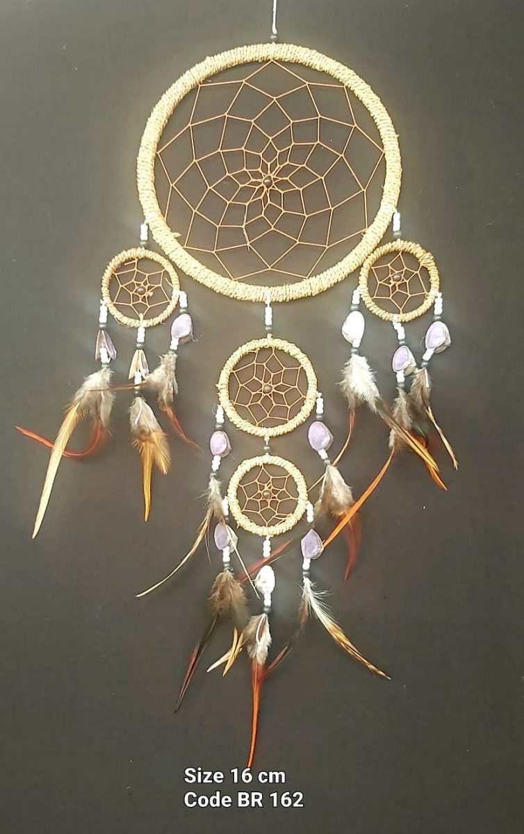 Dreamcatcher Natural Cotton 5 Hoop - 1st Stop Marshall's Health Shop, Gift Shop! - Heath and Natural Therapy New Brighton Christchurch - Naturopath