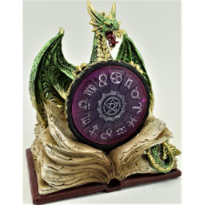 Green Dragon Holding Zodiac Board with LED