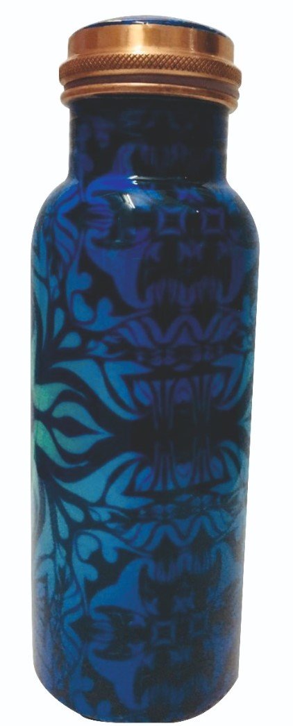 Ayurveda Copper Blue Bottle 750ml