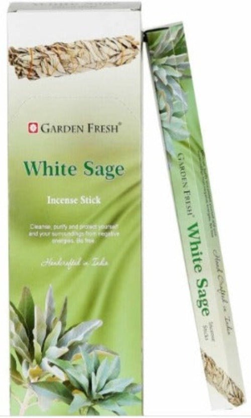 Garden Fresh White Sage Incense - 1st Stop Marshall's Health Shop, Gift Shop! - Heath and Natural Therapy New Brighton Christchurch - Naturopath