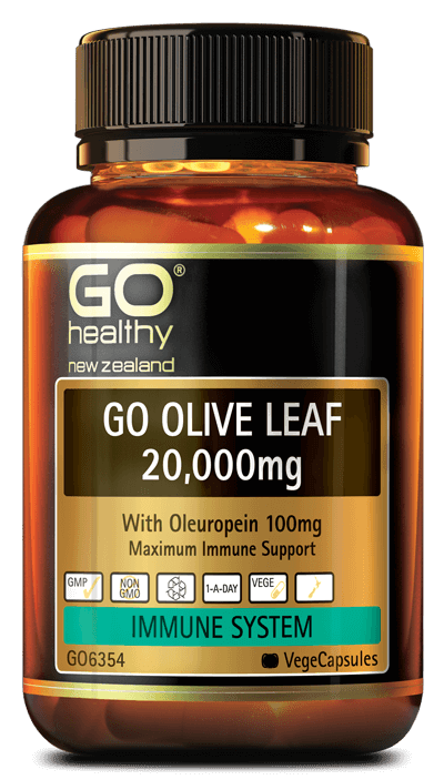 GO Olive Leaf 20,000mg is a high potency dose of Olive Leaf which is specific for supporting immune function and boosting a body’s natural immune response to winter ills and chills. Olive Leaf is very popular world-wide and is most often prescribed by Natural Health Practitioners for immune function and for supporting healing.