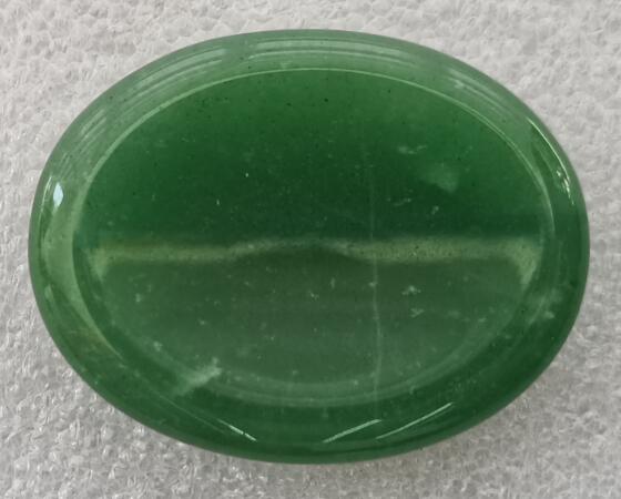 Green Aventurine Worry Stone Oval - MarshallsHealthShop