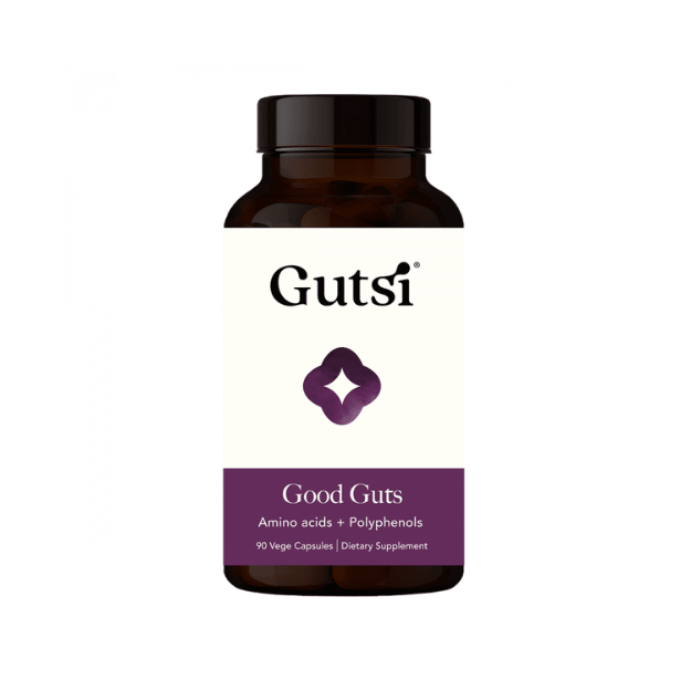 Gutsi Good Guts 90s 1st Stop, Marshall's Health Shop! Gutsi® Good Guts contains key amino acids and polyphenols which support postbiotic production for a strong gut barrier. Gutsi® Good Guts provides smart nutritional support for strong, healthy guts.