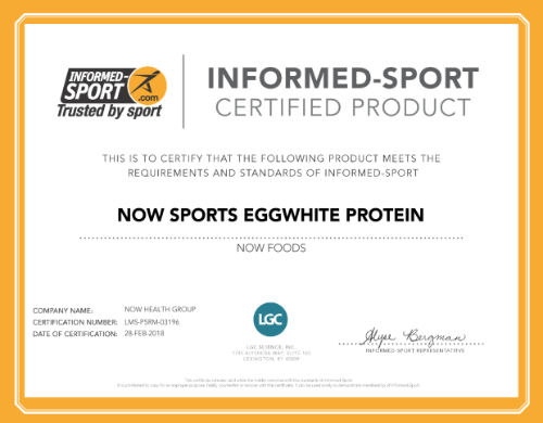 NOW Foods® Sports Egg White Protein is an excellent natural source of high quality protein. Good quality proteins rate well on the PDCAAS (Protein Digestibility Corrected Amino Acid Score), the most accurate measurement of a protein’s quality. NOW® Sports Egg White Protein rates as one of the highest quality proteins available when using the PDCAAS. A good mix of proteins from different sources provides the best results.