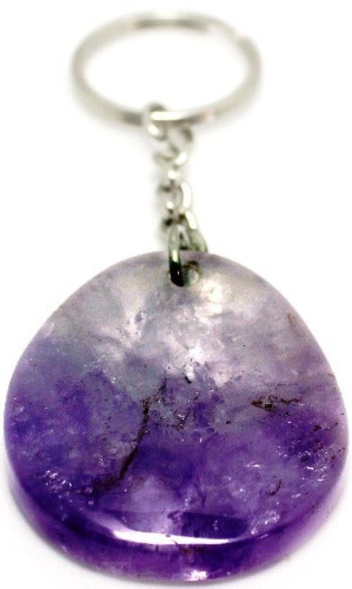 Keyring Amethyst - 1st Stop Marshall's Health Shop, Gift Shop! - Heath and Natural Therapy New Brighton Christchurch - Naturopath