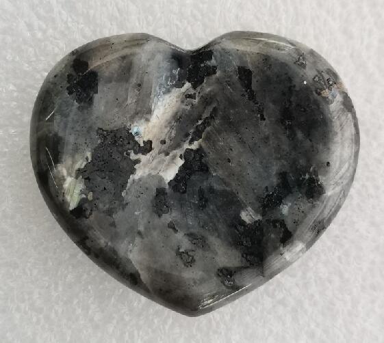 Labradorite Worry Stone Heart - MarshallsHealthShop