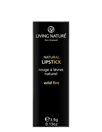 LIVING NATURE LIPSTICK - WILD FIRE Unleash your free spirit with Living Nature’s Wild Fire natural lipstick, a beautiful warm red with orange undertones. Offering a smooth semi-matte finish and vibrant colour in one creamy swipe, Wild Fire will inspire you to tackle your day with confidence.
