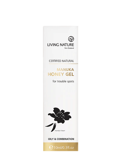 LIVING NATURE M?NUKA HONEY GEL 10ML - 1st Stop Marshall's Health Shop, Gift Shop! - Heath and Natural Therapy New Brighton Christchurch - Naturopath