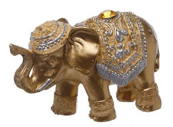 Metallic Glitter Lucky Elephant Incense Stick Holder - 1st Stop Marshall's Health Shop, Gift Shop! - Heath and Natural Therapy New Brighton Christchurch - Naturopath
