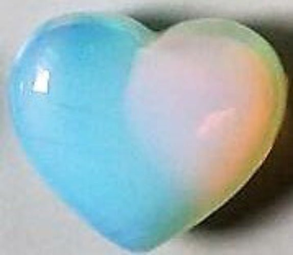 Opalite Heart - 1st Stop Marshall's Health Shop, Gift Shop! - Heath and Natural Therapy New Brighton Christchurch - Naturopath