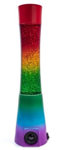 Rainbow Glitter Lamp Speaker - 1st Stop Marshall's Health Shop, Gift Shop! - Heath and Natural Therapy New Brighton Christchurch - Naturopath