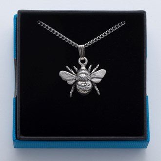 Salisbury Bee Pewter Pendant PN75 - 1st Stop Marshall's Health Shop, Gift Shop! - Heath and Natural Therapy New Brighton Christchurch - Naturopath