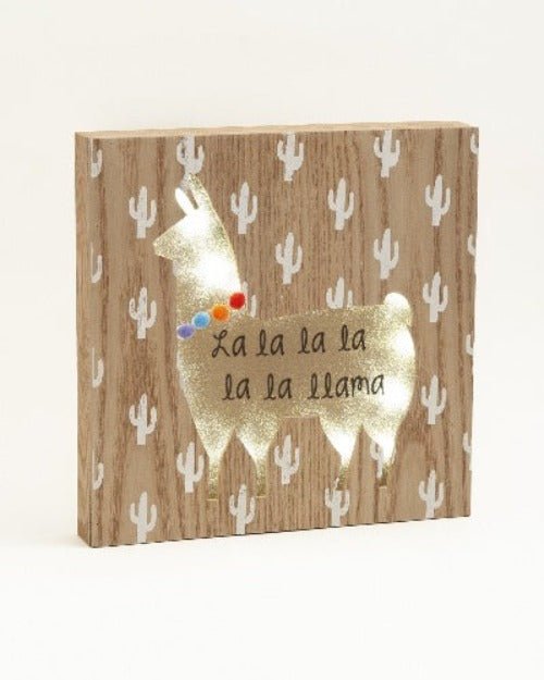 Salisbury La La Llama light box La La Llama light box, 24 x 24 x 3.5 cm