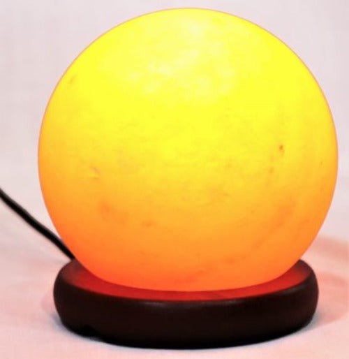 Salt Lamp Sphere Large - 1st Stop Marshall's Health Shop, Gift Shop! - Heath and Natural Therapy New Brighton Christchurch - Naturopath