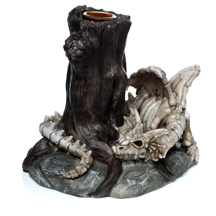Shadows of Darkness Sleeping Bones Dragon Skeleton Candlestick Candle Holder - 1st Stop Marshall's Health Shop, Gift Shop! - Heath and Natural Therapy New Brighton Christchurch - Naturopath