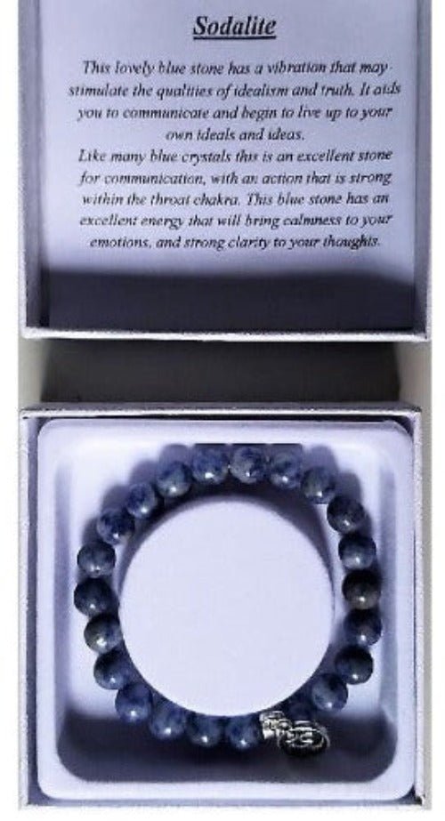 Sodalite bracelet - 1st Stop Marshall's Health Shop, Gift Shop! - Heath and Natural Therapy New Brighton Christchurch - Naturopath