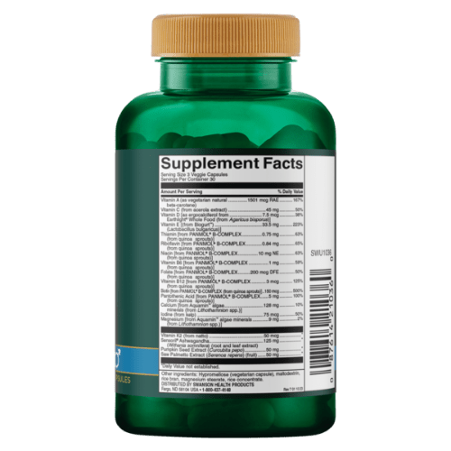 SWANSON Men's Daily Multi 90 Veg Capsules 1st Stop, Marshall's Health Shop! What is Swansons Men’s Daily Multi? As a person who is determined to get as much of your daily nutritional intake from real food as possible, you want a vitamin and mineral supplement that delivers what your body needs and nothing it doesn’t.