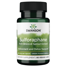 SWANSON Sulforaphane Extract 400mcg 60 Veg Capsules 1st Stop, Marshall's Health Shop! About Sulforaphane from Broccoli Sprout extract? It’s a known fact that broccoli has potent cell-defending power, but if you want to make the most of it, you’ll have to eat an awful lot of the green stuff.
