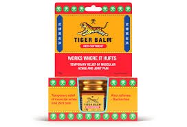 Tiger Balm Red Extra Strength 18g Tiger Balm is a unique formulation containing essential oils trusted by generations for giving quick relief from aches and pains. HEALTH BENEFITS: For the temporary relief of aches and pain of muscles and joints DIRECTIONS: Apply to the affected area 3 to 4 times daily. Rub in a circular motion until evenly spread and absorbed.