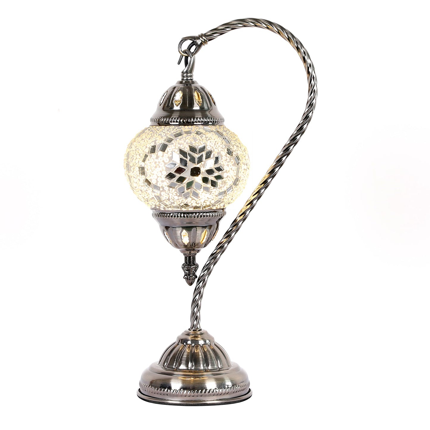 Turkish Mosaic Lamp - Swan Neck TL30 - 1st Stop Marshall's Health Shop, Gift Shop! - Heath and Natural Therapy New Brighton Christchurch - Naturopath