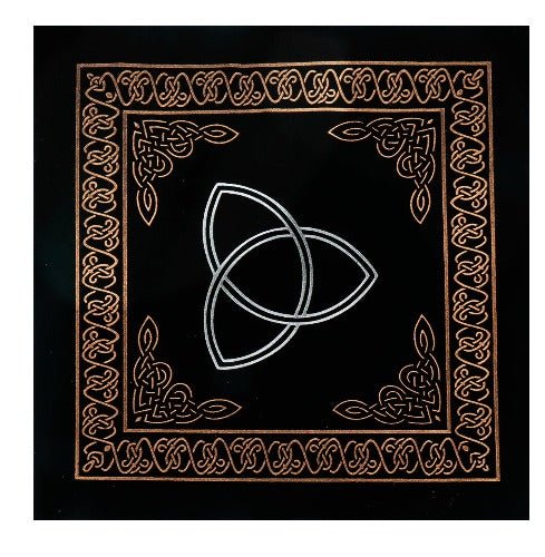 Velvet Divination Cloth - Triquetra Rune - 1785 - 1st Stop Marshall's Health Shop, Gift Shop! - Heath and Natural Therapy New Brighton Christchurch - Naturopath