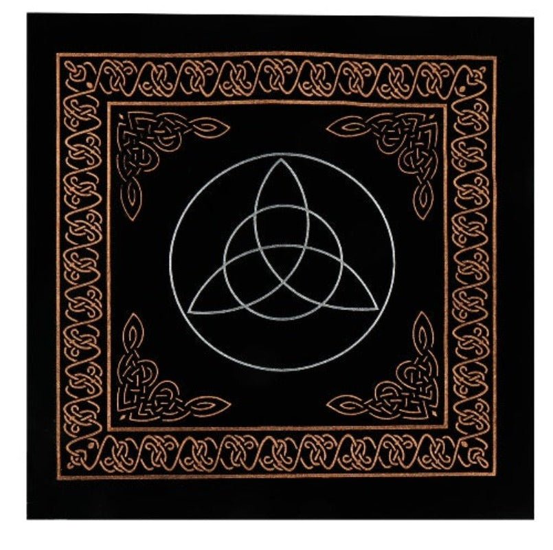 Velvet Divination Cloth - Triquetra Rune - 1786 - 1st Stop Marshall's Health Shop, Gift Shop! - Heath and Natural Therapy New Brighton Christchurch - Naturopath