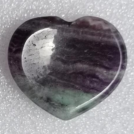 Worry Stone Heart - Fluorite - MarshallsHealthShop