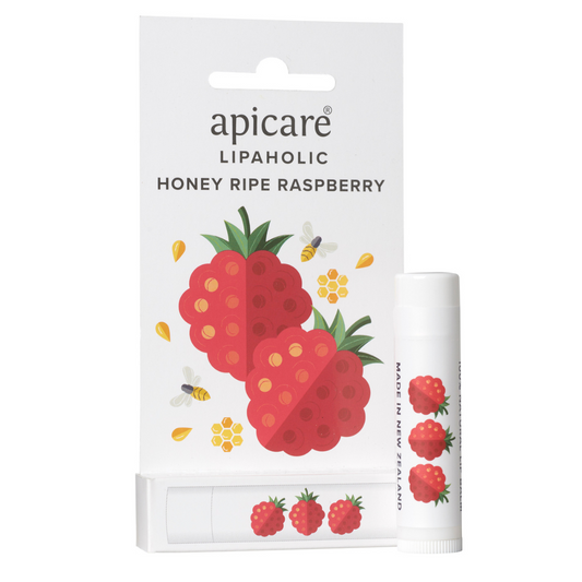 Apicare Lipaholic Honey Ripe Raspberry Lip balm 4.5g