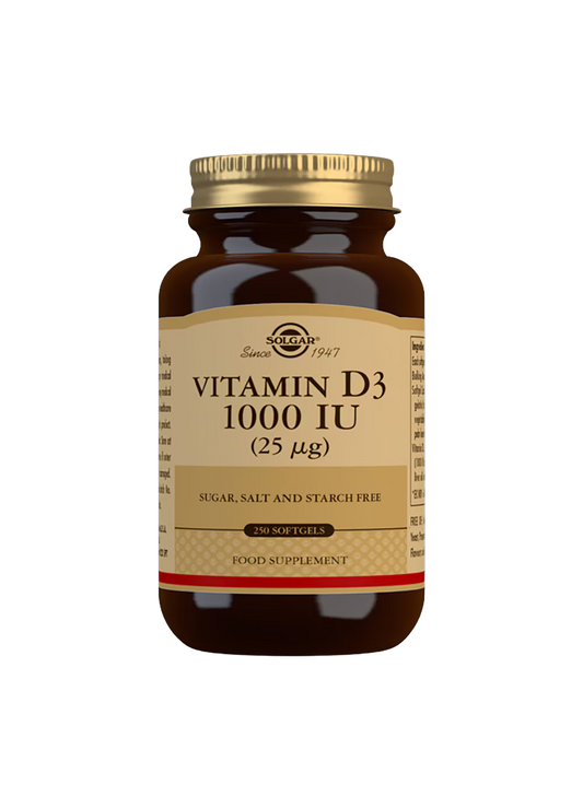 Solgar Vitamin D3 1000iu (25MCG) Soft Gels
