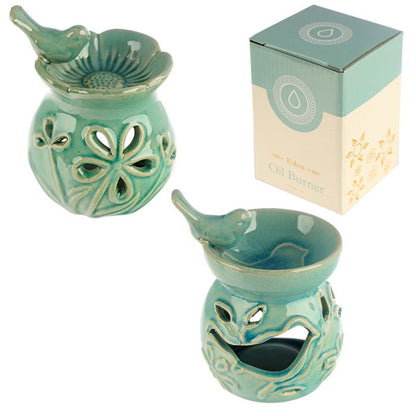 Eden Floral Bird Bath Ceramic Oil Burner