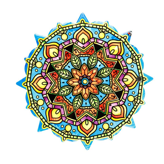 Ceramic Coaster Sacred Mandala Large (CMC5)