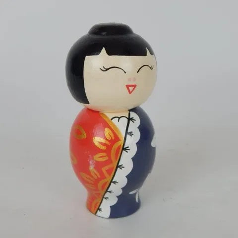 Voodoo Anime Lady with Kimono Purple/Red 7cm x 15cm
