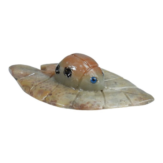 Soapstone Lady Bug Carving
