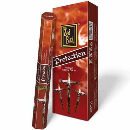 Zed Black Protection 20gm
Zed Black 20 gram Incense sticks are one of the most popular incense sticks, these are rolled and dipped into natural oils for a calming incense fragrance. You will enjoy these incense sticks as you would experience these fragrances from nature itself. Experience an absolutely soothing and positive aroma at your place by using these premium quality incense sticks.

1st Stop, Marshall's Health Shop, Gift Shop!

SKU: ZBPT20