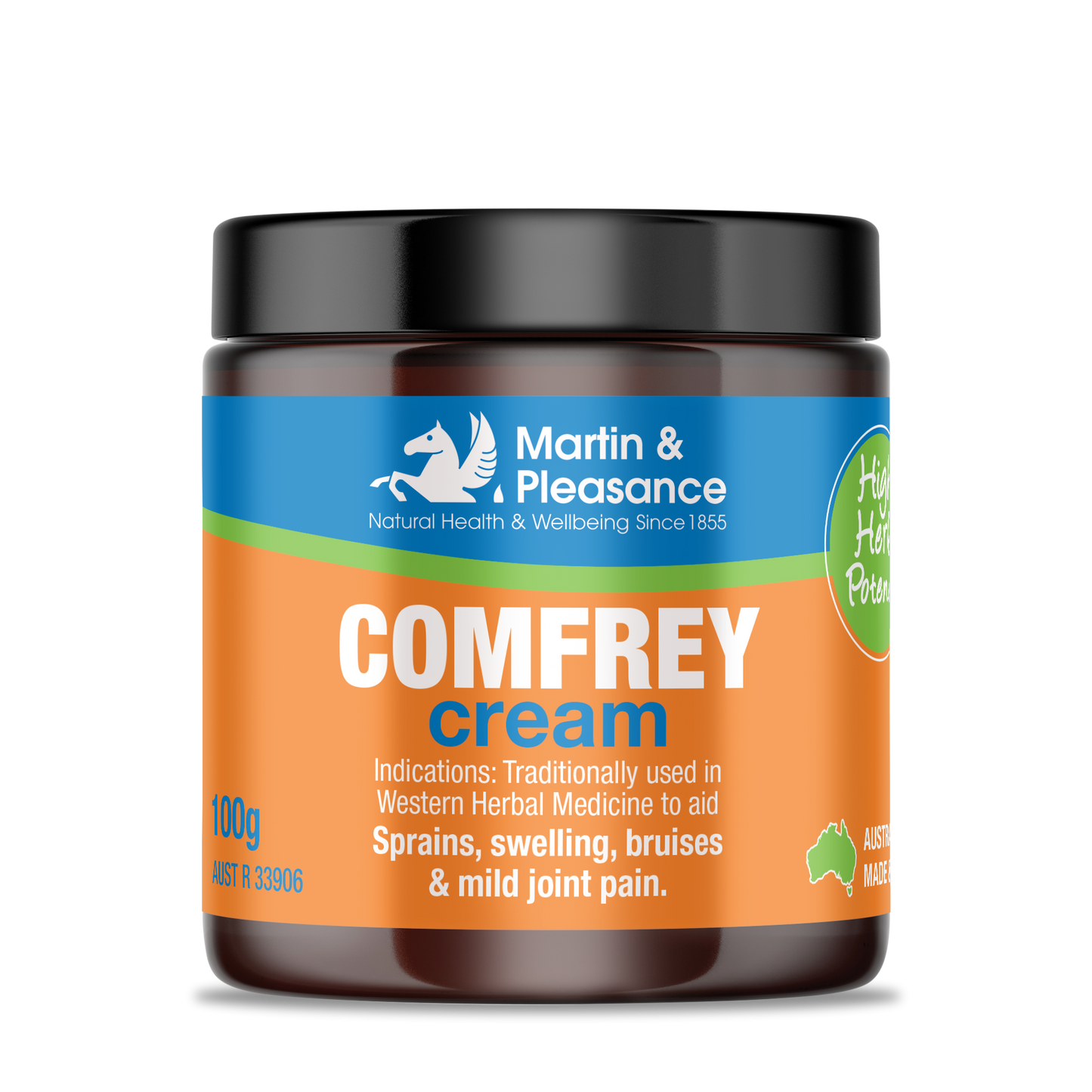 Martin & Pleasance Herbal Cream Natural Comfrey 100g