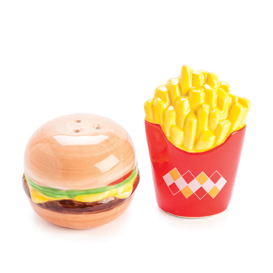 Flavour Mates Burger & Fries Salt & Pepper Set