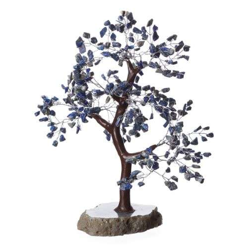 Gemstone Tree Large Lapiz Lazuli/Agate Base