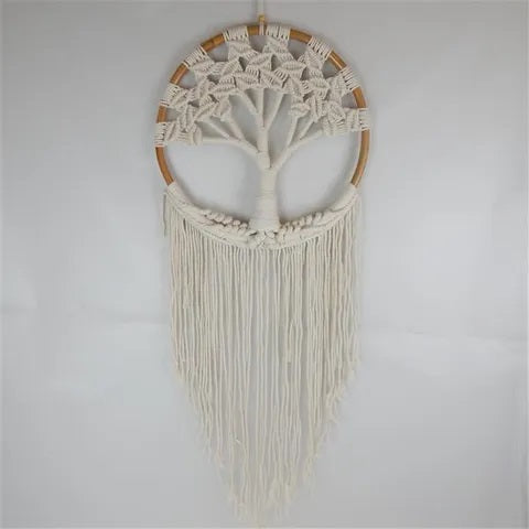 Voodoo Boho Tree of Life Cream 40cm x 100cm