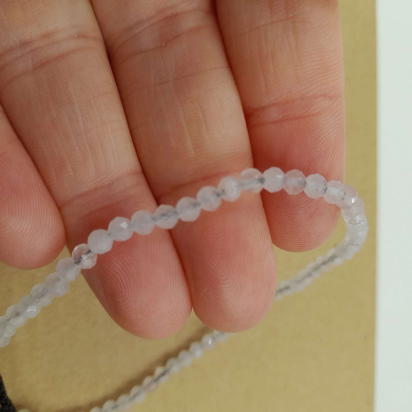 Star Cut Gemstone Bracelet Clear Quartz