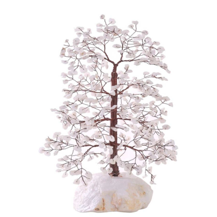 White Jade Crystal Tree White