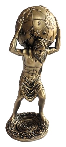 Greco Roman Series Bronze Atlas Statue