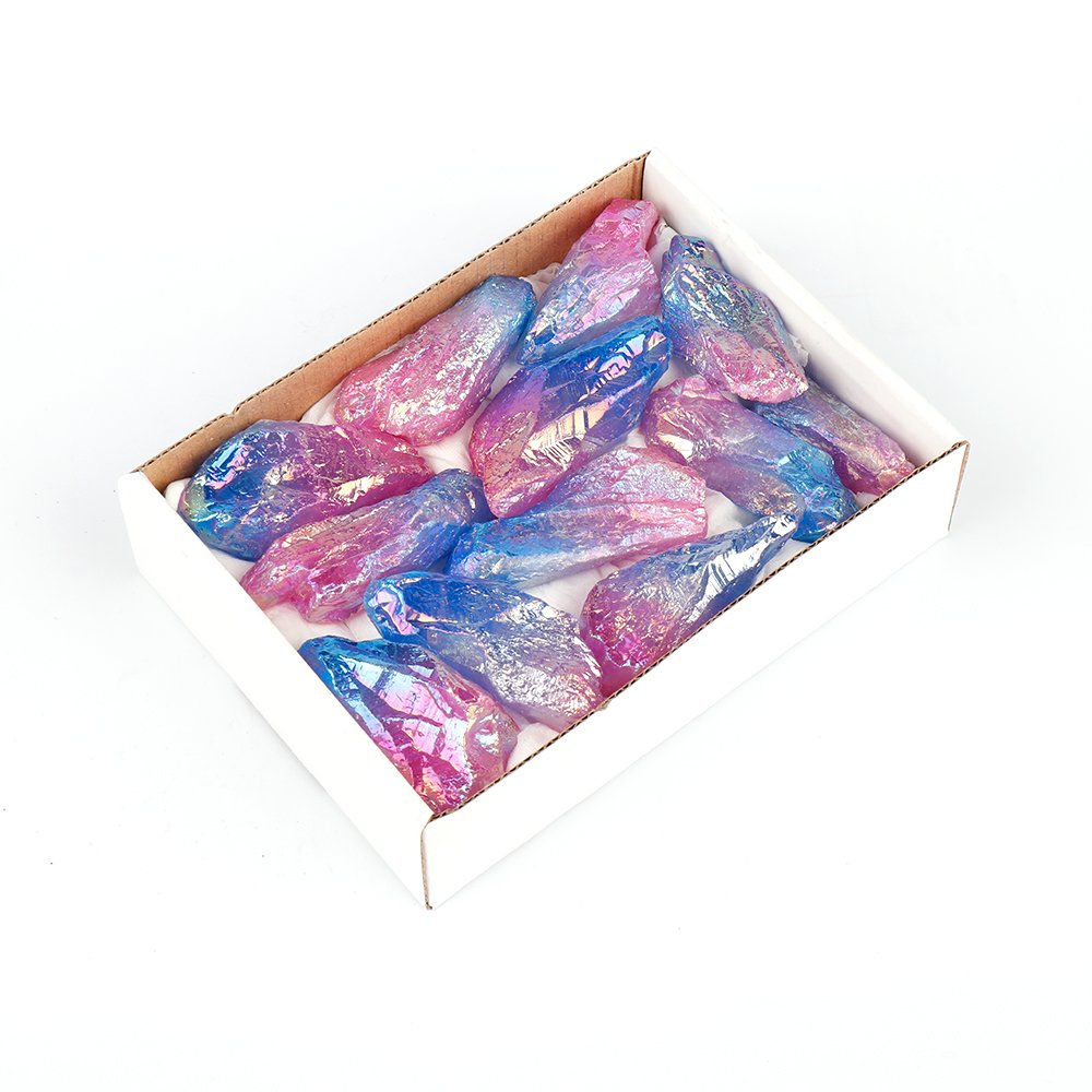 Mini Crystal Aura Unicorn Points - Dark Blue & Pink