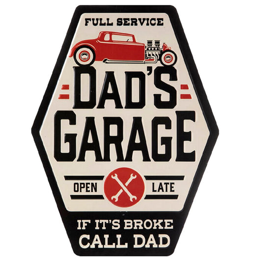 Wall Art Dads Embossed Iron