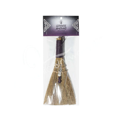 Wicca Broom - Goddess with Amethyst