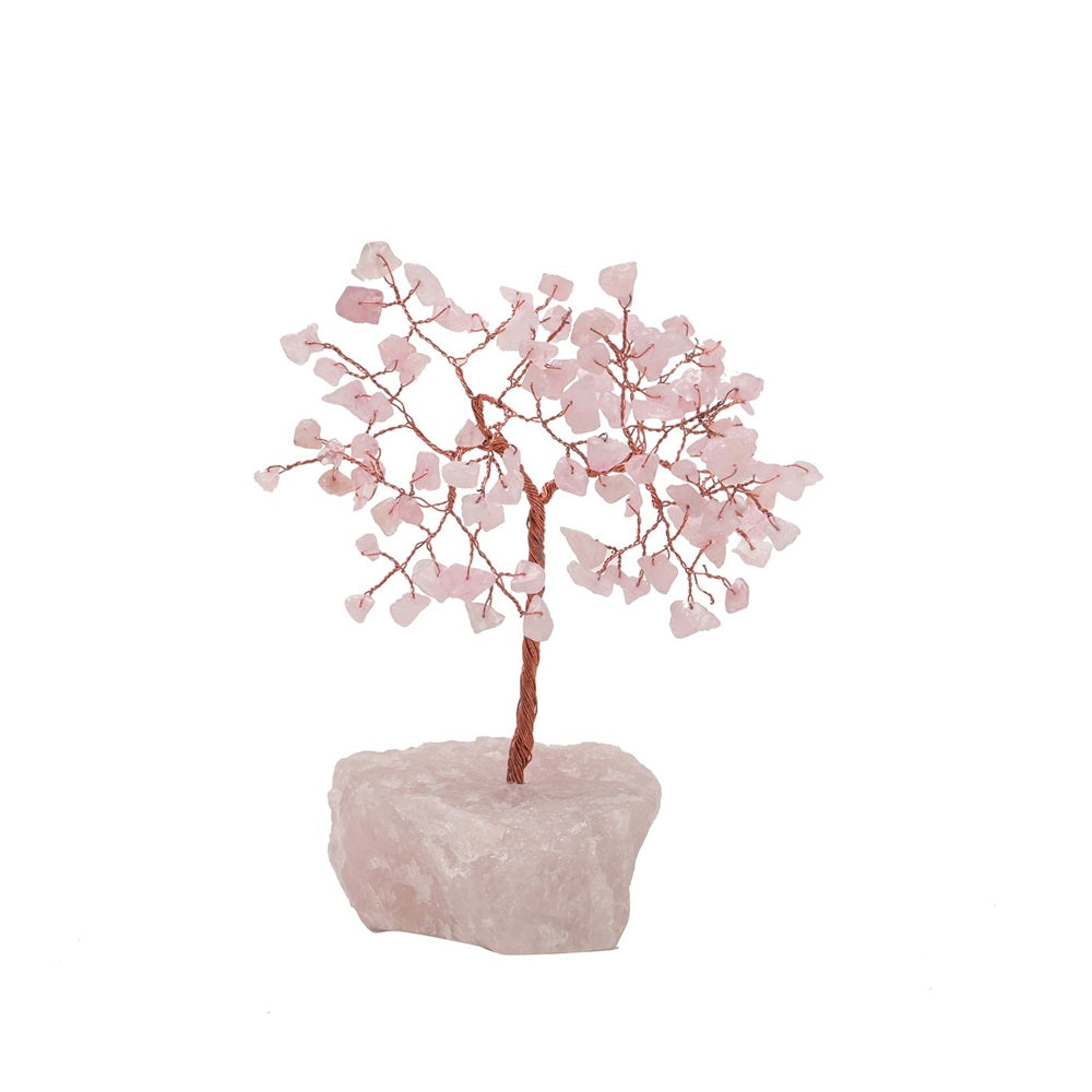 Rose Quartz Crystal Tree Love